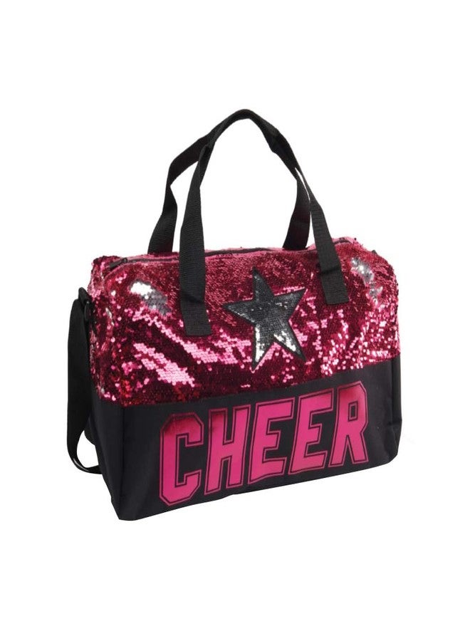 Danz N Motion B20526 Big Kid Pink Sequin Cheer Duffel Bag - Image 1